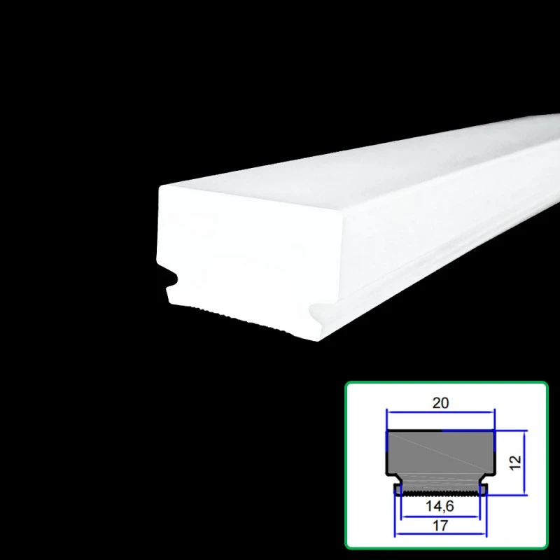 ໂຄມໄຟອາຄຣີລິກ Diffuser Extrusion Lampshade