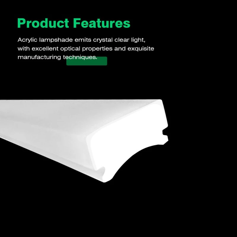 ໂຄມໄຟອາຄຼີລິກ Frosted Extrusion Lampshade