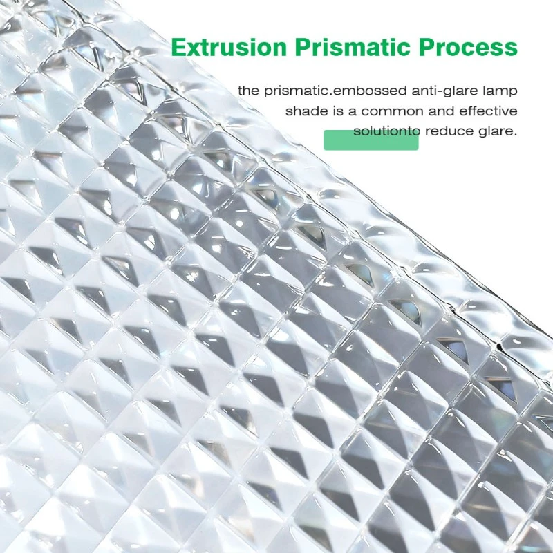 ໂຄມໄຟອະຄິລິກ Prism Extrusion Lampshade