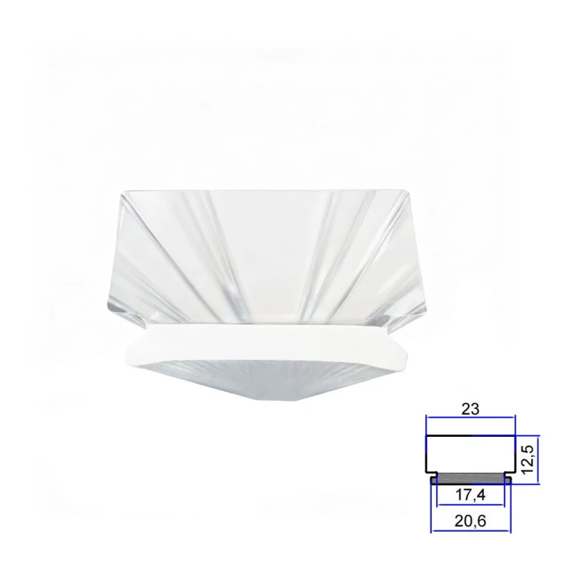ໂຄມໄຟ acrylic ໂປ່ງໃສ Extrusion
