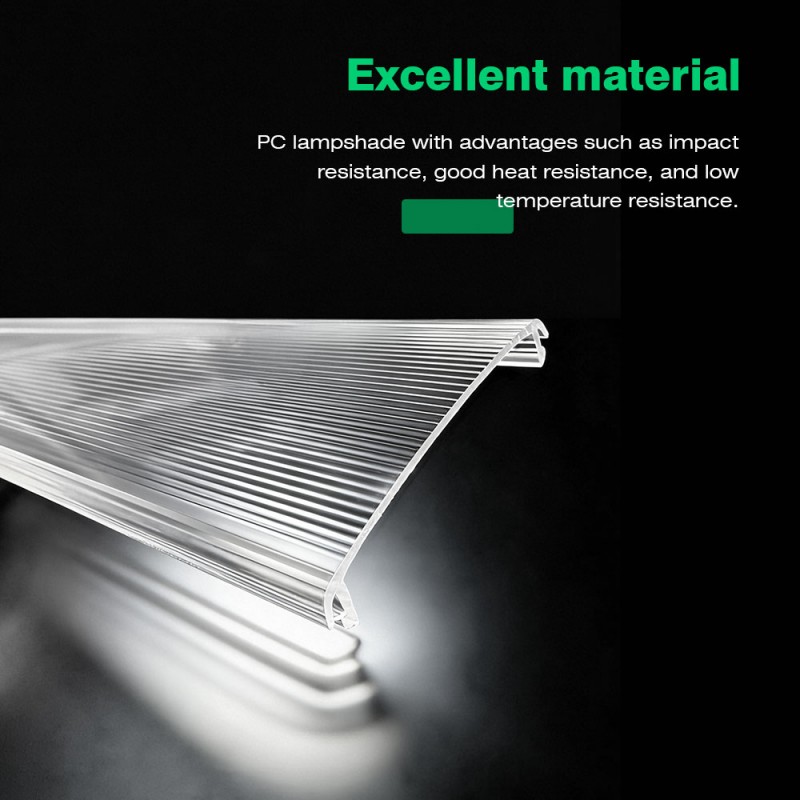 ໂຄມໄຟ Polycarbonate ໂປ່ງໃສ Extruded
