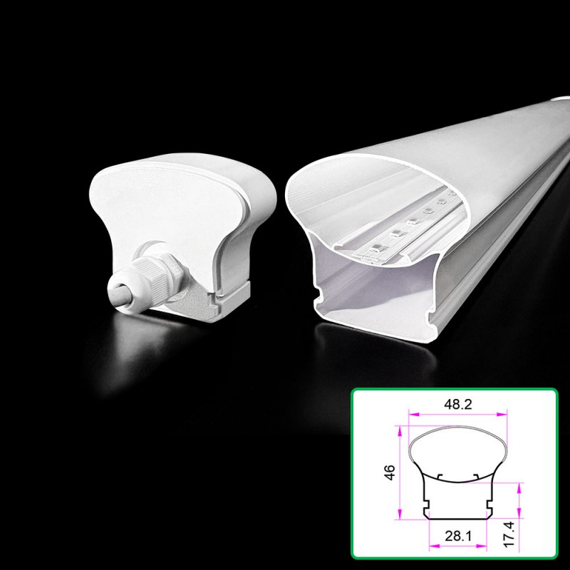 ໂຄມໄຟ Polycarbonate ສອງສີ