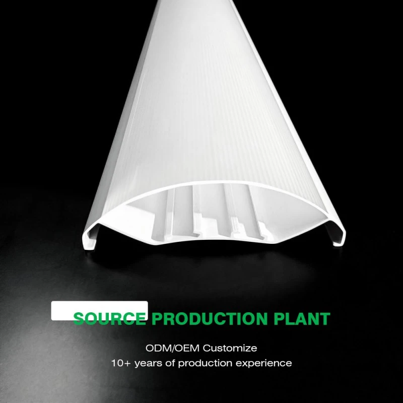 ໂຄມໄຟລ້າງສີສອງສີ extruded